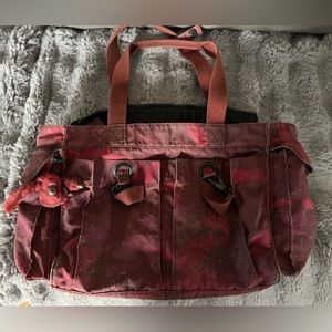 Kipling Messenger Maroon Bag